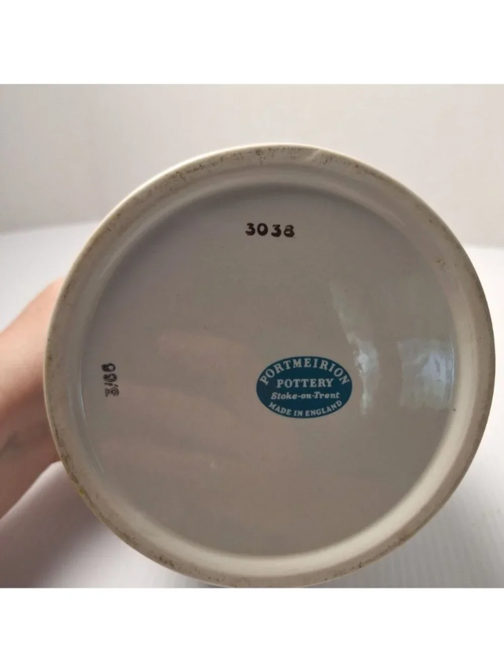 PORTMEIRION POTTERY ENGLAND BLUE HOLLAND RARE SUSAN WILLIAMS ELLIS CANISTER